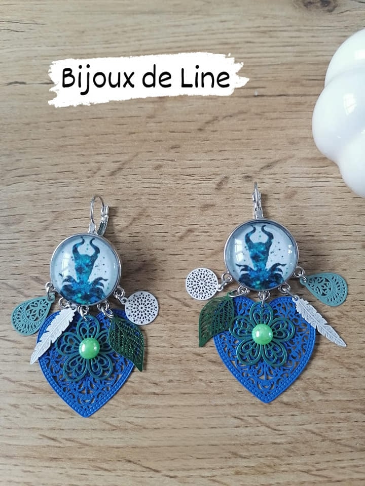 Boucles d'oreilles la Maléfique