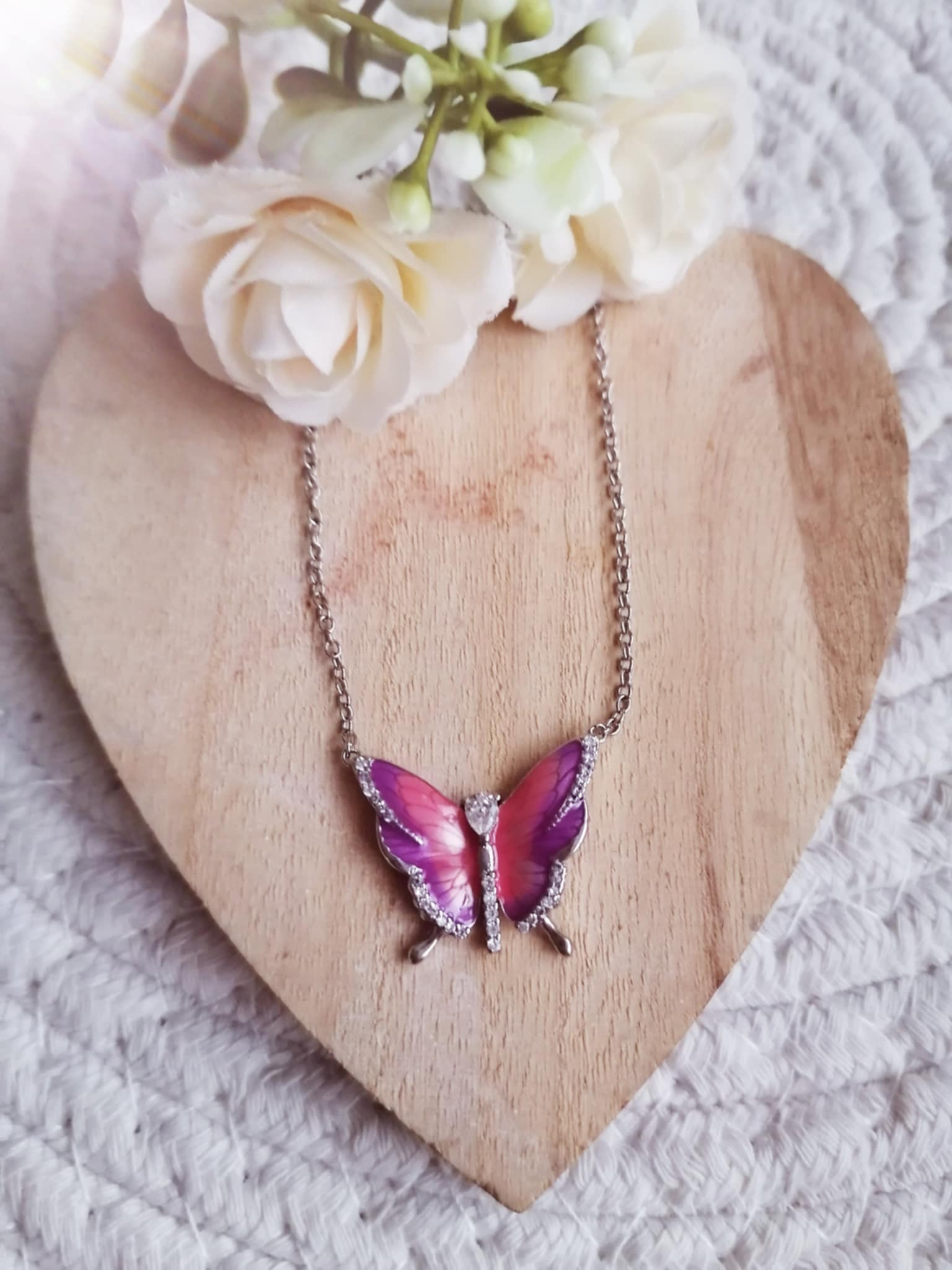 Collier papillon